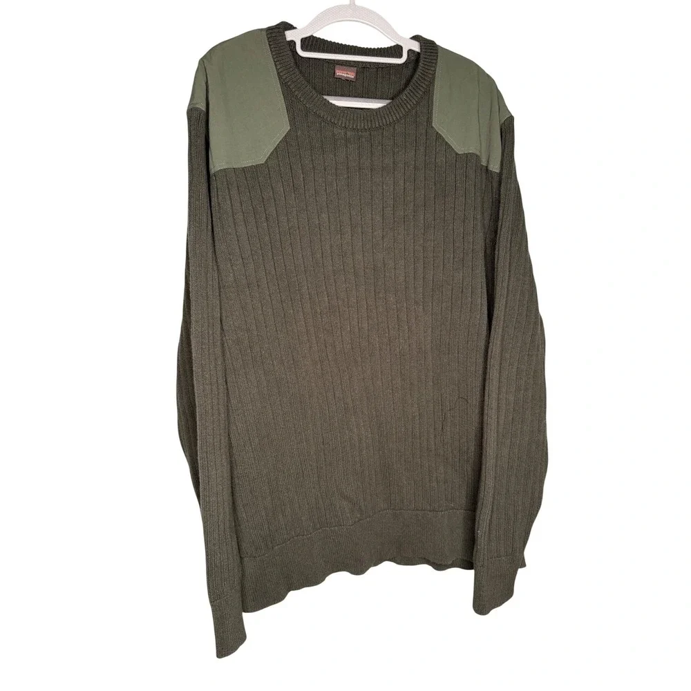 Patagonia mens fog cutter sweater‎ in green